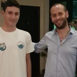 איל צרור עם אחד מבעלי המיטבול צילום יחצ