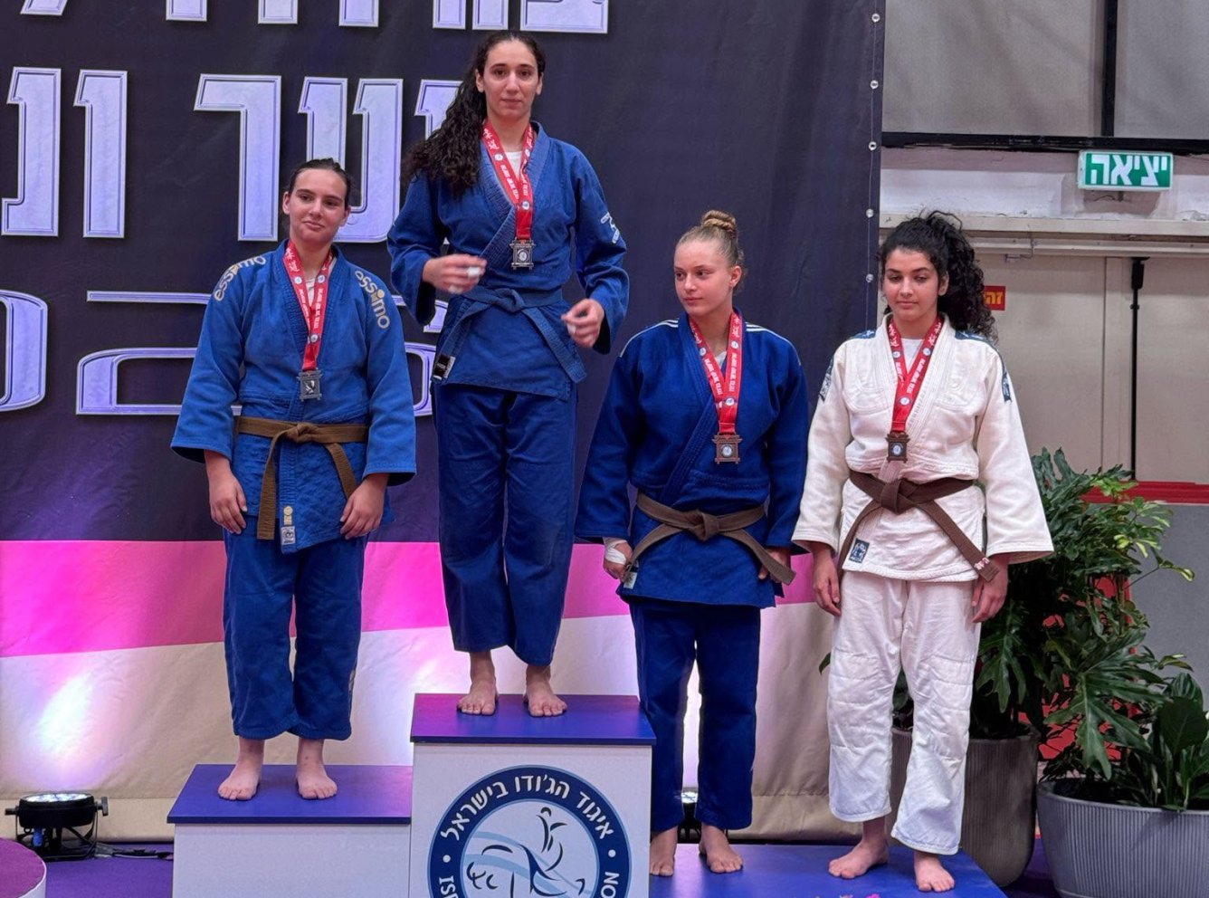 ניזה אלייב ממועדון עוצמה ראשון לציון הוכתרה כאלופת ישראל בג’ודו