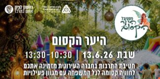 היער הקסום בגן המושבה שבת | 13.6